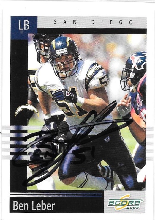 Ben Leber - San Diego Chargers
