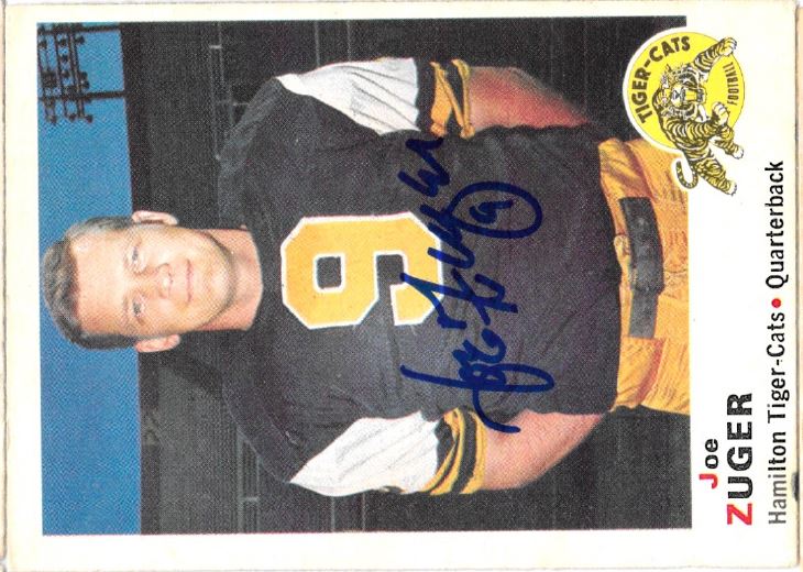 Joe Zuger - Hamilton Tiger Cats