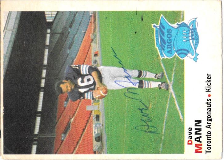 Dave Mann - Toronto Argonauts
