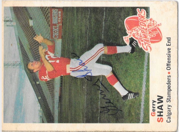Gerry Shaw - Calgary Stampeders