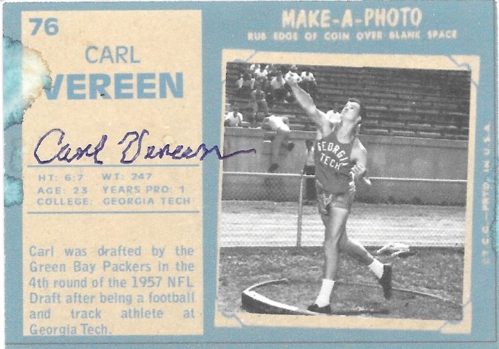 Carl Vereen - Green Bay Packers