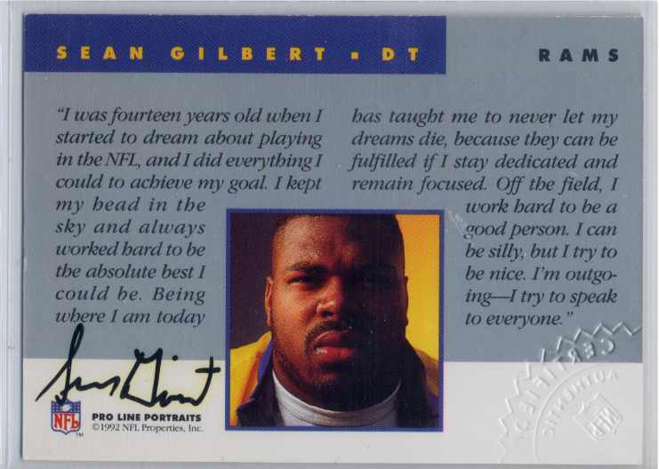 Sean Gilbert - Los Angeles Rams