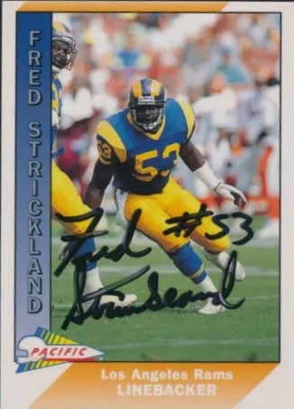 Fred Strickland - St Louis Rams