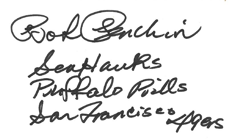 Bob Penchion - Buffalo Bills