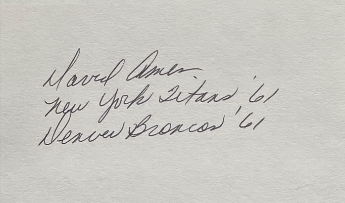 Dave Ames - Denver Broncos