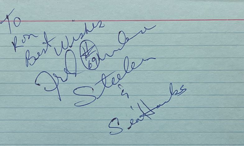 Fred Anderson - Seattle Seahawks