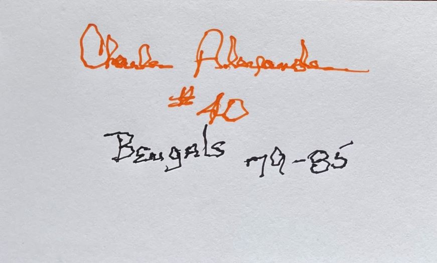 Charles Alexander - Cincinnati Bengals