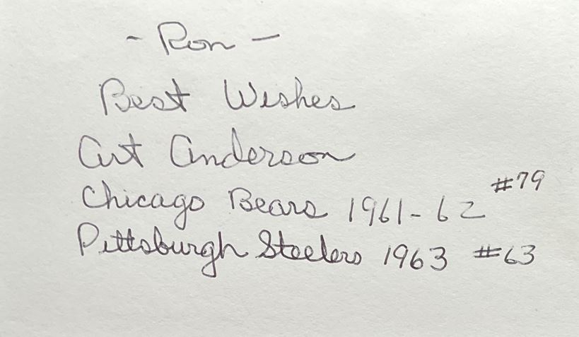 Art Anderson - Chicago Bears