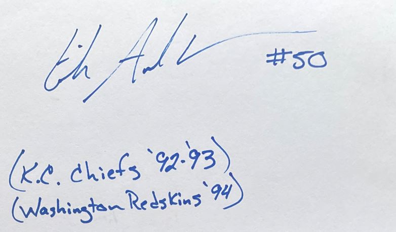 Erick Anderson - Kansas City Chiefs