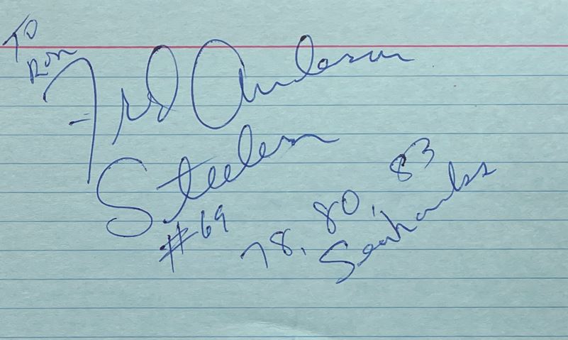 Fred Anderson - Pittsburgh Steelers