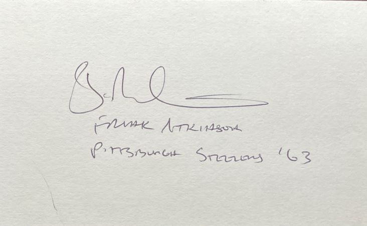 Frank Atkinson - Pittsburgh Steelers