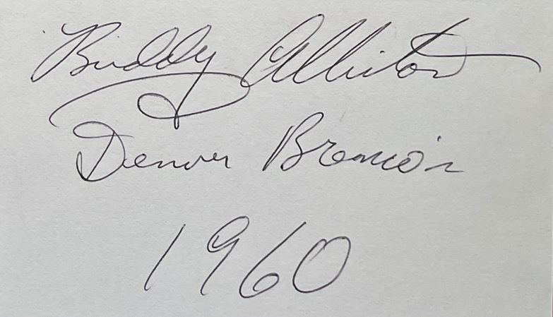 Buddy Alliston - Denver Broncos