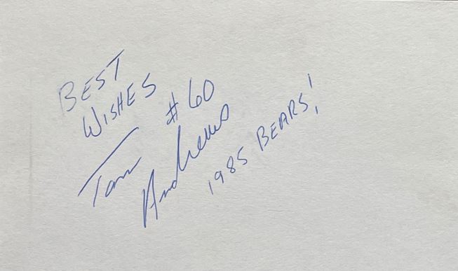 Tom Andrews - Chicago Bears