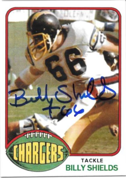 Billy Shields - San Diego Chargers