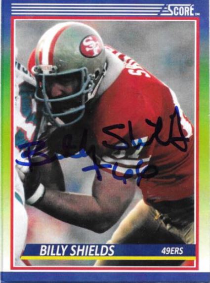 Billy Shields - San Francisco 49ers