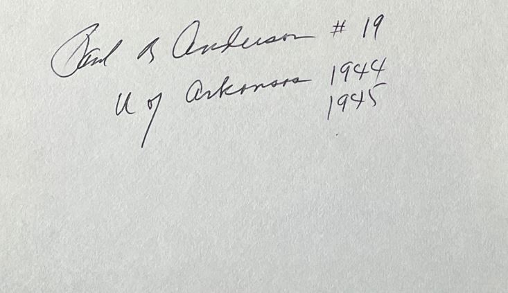 Paul Anderson - Arkansas Razorbacks