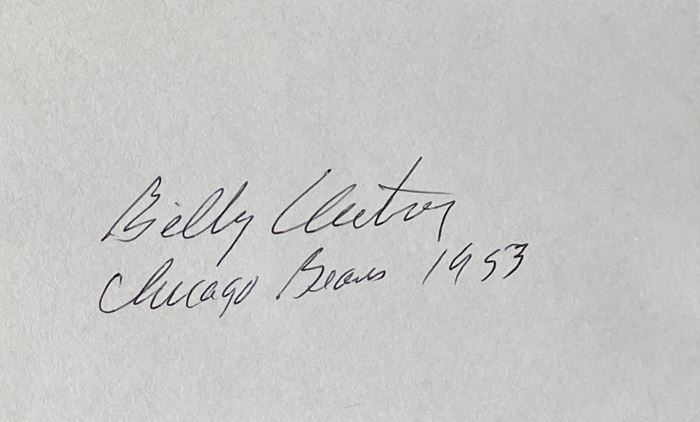 Billy Autrey - Chicago Bears