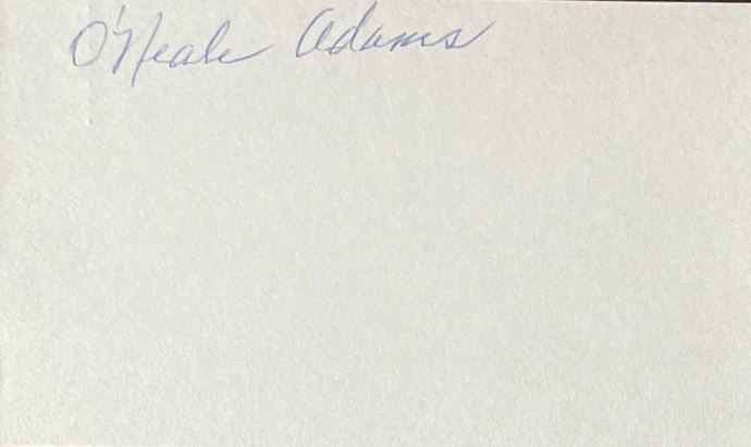 O'Neal Adams - New York Giants