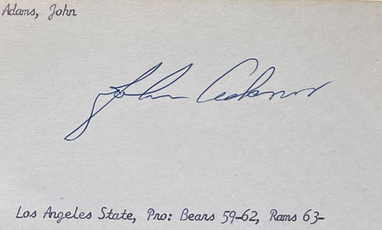 John Adams - Chicago Bears