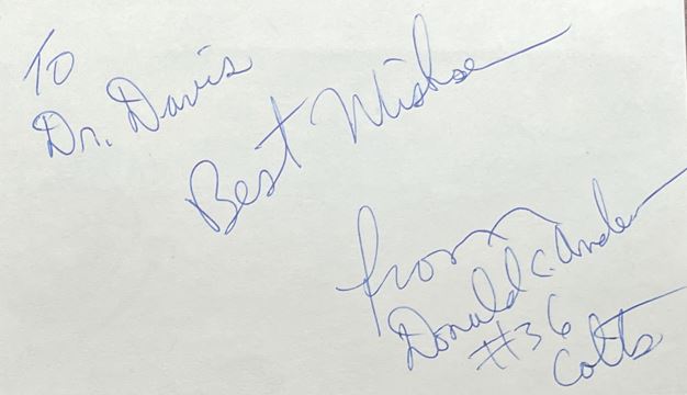 Donald Anderson - Indianapolis Colts