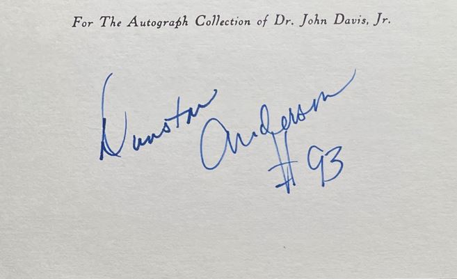 Dunstan Anderson - Atlanta Falcons