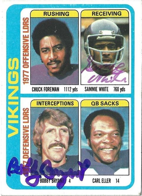 Sammy White Bill Bryant - Minnesota Vikings