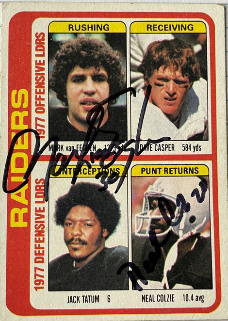 Mark Van Eeghen/Neal Cozie - Oakland Raiders