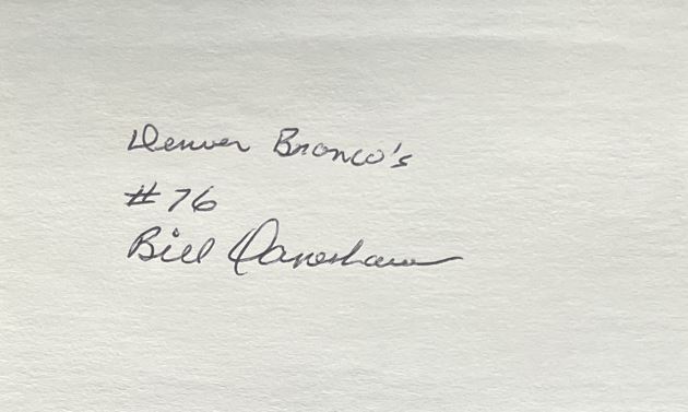 Bill Danenhauer - Denver Broncos