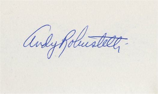Andy Robustelli (HOF) - New York Giants