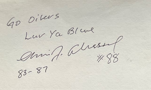 Chris Dressel - Houston Oilers