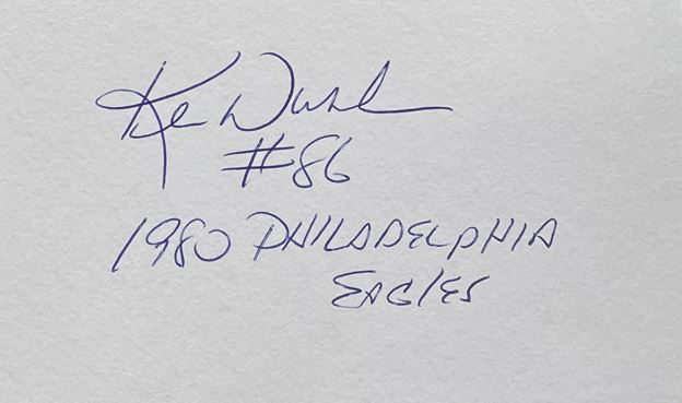 Ken Dunek - Philadelphia Eagles