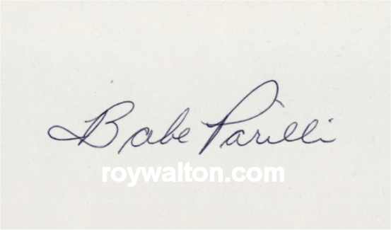Babe Parilli