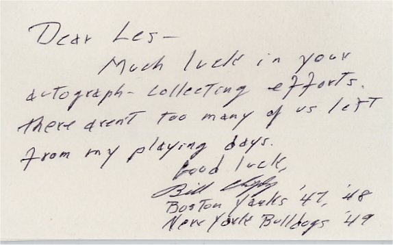 Bill Chipley - Boston Yanks