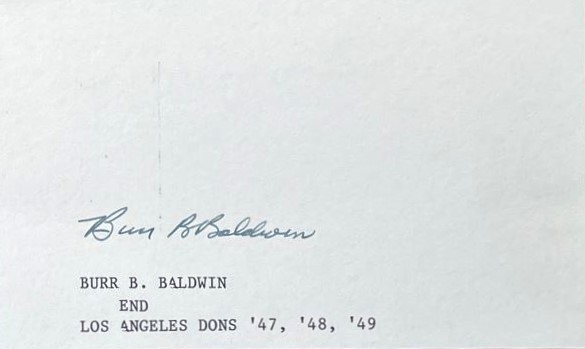 Burr Baldwin - Los Angeles Dons