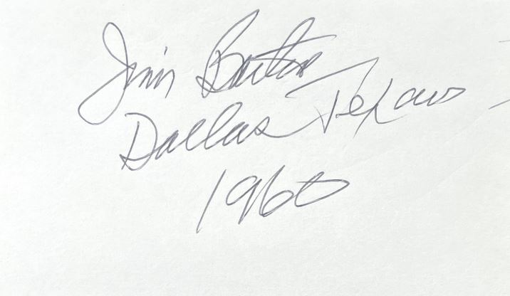 Jim Barton - Dallas Texans