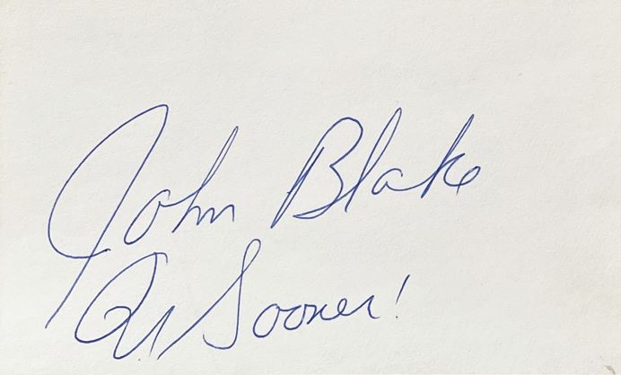 John Blake - Oklahoma Sooners