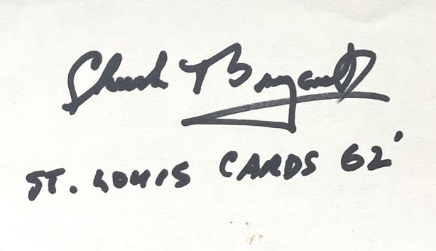 Chuck Bryant - St Louis Cardinals