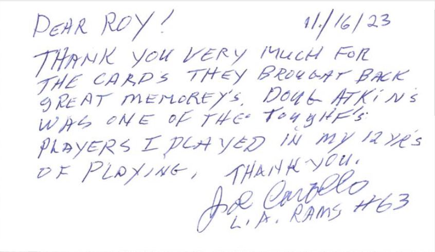 Joe Carollo - Los Angeles Rams