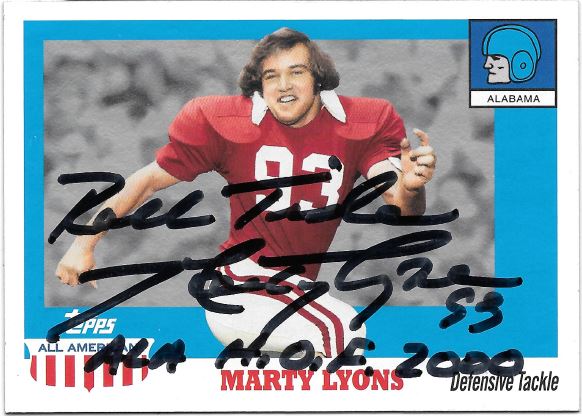 Marty Lyons - Alabama Crimson Tide