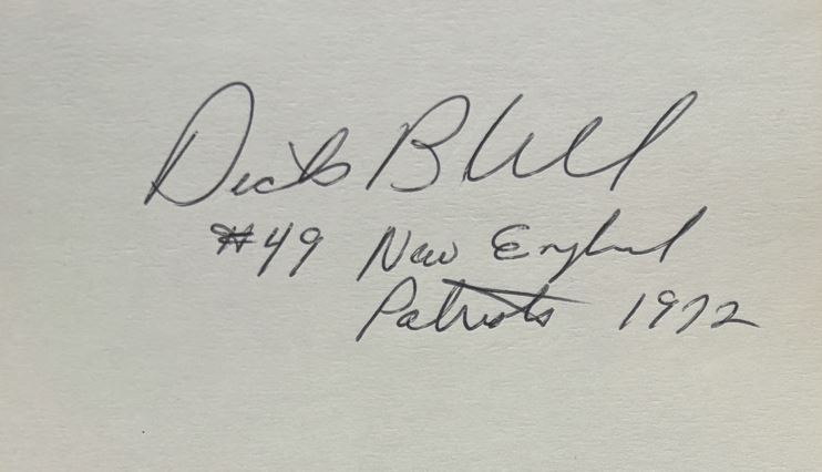 Dick Blanchard - New England Patriots