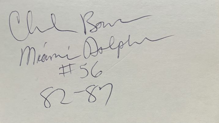 Charles Bowser - Miami Dolphins