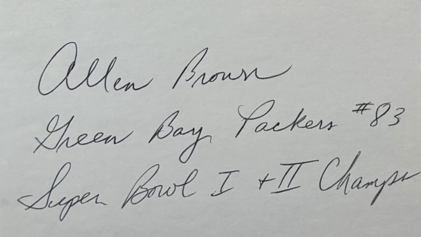 Allen Brown - Green Bay Packers