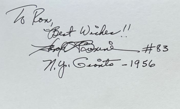 Hank Burnine - New York Giants