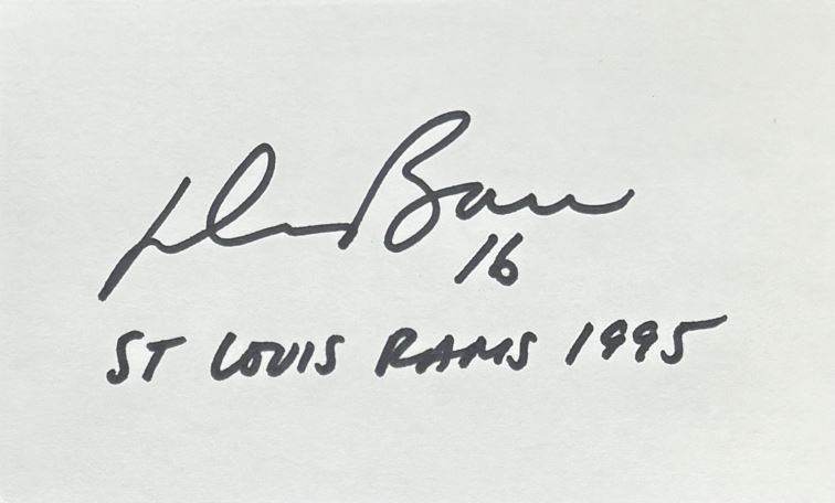 Dave Barr - St Louis Rams