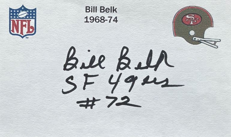 Bill Belk - San Francisco 49ers