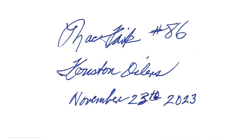 Mac Haik - Houston Oilers