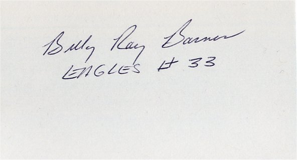 Billy~Ray Barnes - Philadelphia Eagles