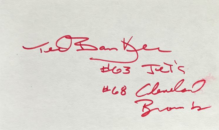 Ted Banker - New York Jets