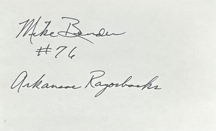 Mike Bender - Arkansas Razorbacks