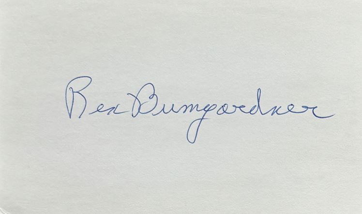 Rex Bumgardner - Buffalo Bills